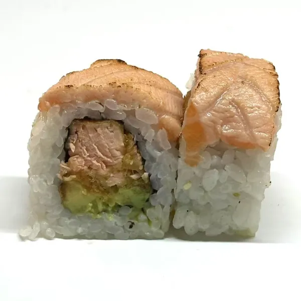 Tempura salmón uramaki