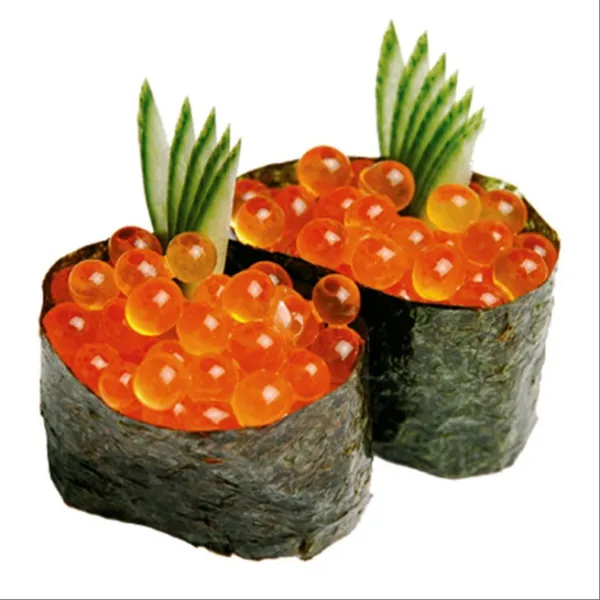 Sushi huevas de salmón