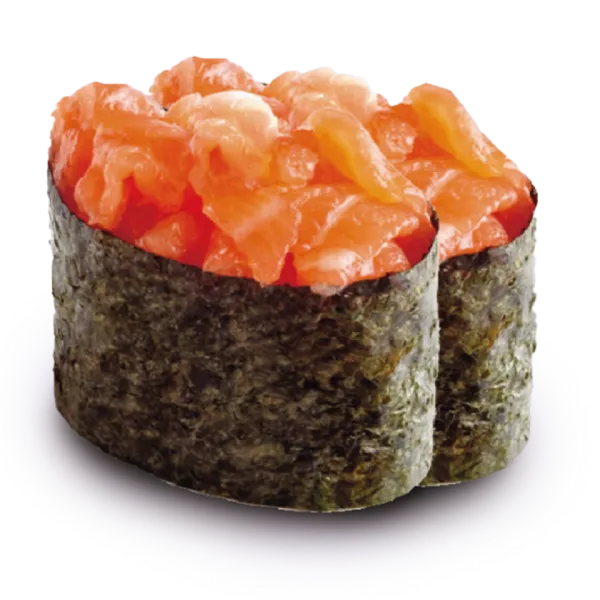 Sushi tarta salmón