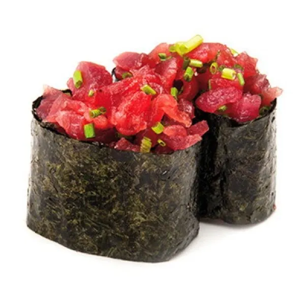 Sushi tartar atún