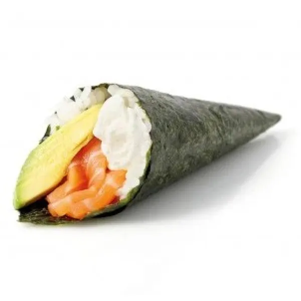 Temaki salmón
